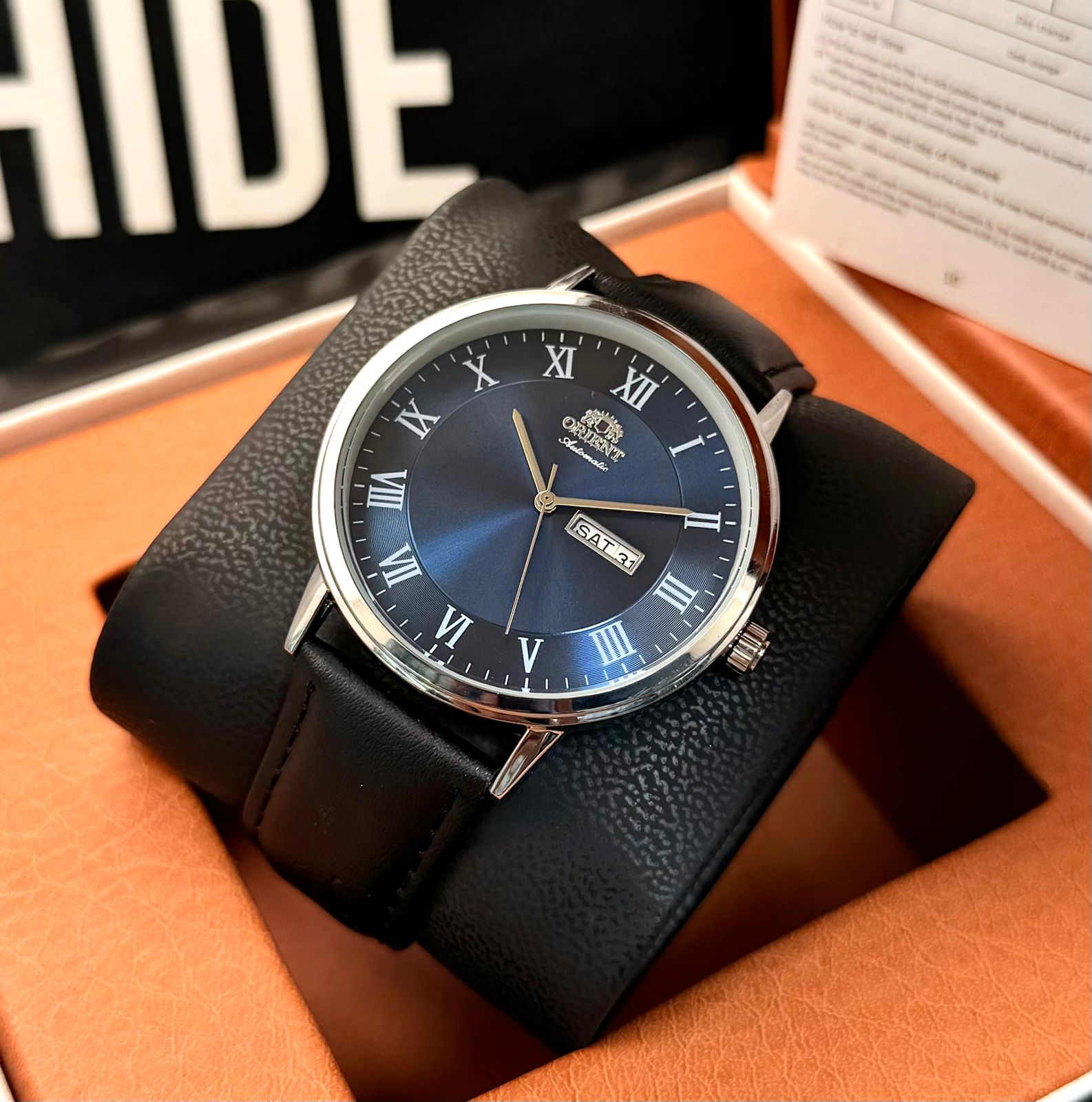 Vista 4 de Orient Semiautomatico - COLOR: NEGRO FONDO NEGRO